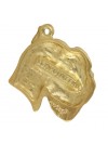 Schnauzer - necklace (gold plating) - 3028 - 31458