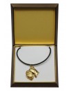 Schnauzer - necklace (gold plating) - 3028 - 31664
