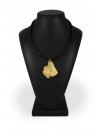 Schnauzer - necklace (gold plating) - 3045 - 31529