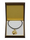 Schnauzer - necklace (gold plating) - 3045 - 31681