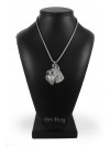 Schnauzer - necklace (silver cord) - 3195 - 33209