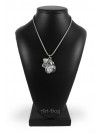 Schnauzer - necklace (silver cord) - 3250 - 33398