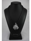 Schnauzer - necklace (silver plate) - 2950 - 30777