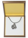 Schnauzer - necklace (silver plate) - 2950 - 31094
