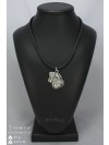 Schnauzer - necklace (silver plate) - 2999 - 30980
