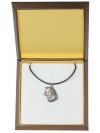 Schnauzer - necklace (silver plate) - 2999 - 31142