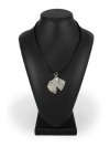 Schnauzer - necklace (silver plate) - 3007 - 31008