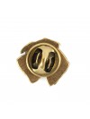 Schnauzer - pin (gold plating) - 1074 - 7779