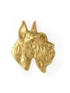 Schnauzer - pin (gold plating) - 2377 - 26108