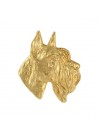 Schnauzer - pin (gold plating) - 2377 - 26109
