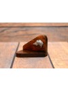 Scottish Deerhound - candlestick (wood) - 3632 - 35814