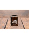 Scottish Deerhound - candlestick (wood) - 3968 - 37742