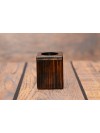 Scottish Deerhound - candlestick (wood) - 3968 - 37746