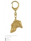 Scottish Deerhound - keyring (gold plating) - 2438 - 27142