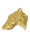 Scottish Deerhound - keyring (gold plating) - 861 - 25251