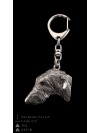 Scottish Deerhound - keyring (silver plate) - 1818 - 12215