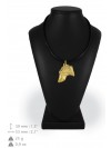 Scottish Deerhound - necklace (gold plating) - 2511 - 27535