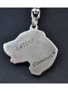 Setter - keyring (silver plate) - 2748 - 29384