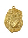 Shar Pei - keyring (gold plating) - 2401 - 26959