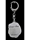 Shar Pei - keyring (silver plate) - 2134 - 19534