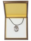 Shar Pei - necklace (silver plate) - 2920 - 31064