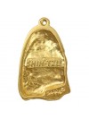 Shih Tzu - keyring (gold plating) - 2417 - 27038