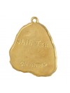 Shih Tzu - keyring (gold plating) - 2845 - 30239