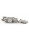 Siberian Husky - clip (silver plate) - 2535 - 27707
