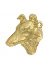 Smooth Collie - keyring (gold plating) - 2877 - 30401