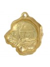Spanish Mastiff - keyring (gold plating) - 2839 - 30202