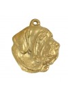 Spanish Mastiff - keyring (gold plating) - 848 - 30057