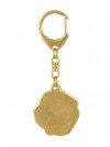 Spanish Mastiff - keyring (gold plating) - 848 - 30063