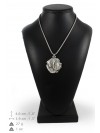 Spanish Mastiff - necklace (silver chain) - 3328 - 34467