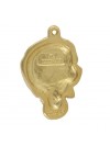 St. Bernard - keyring (gold plating) - 2871 - 30371