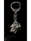 Staffordshire Bull Terrier - keyring (silver plate) - 2162 - 20238