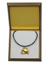 Staffordshire Bull Terrier - necklace (gold plating) - 2529 - 27685