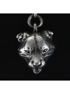 Staffordshire Bull Terrier - necklace (silver chain) - 3314 - 33752