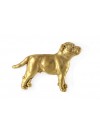 Staffordshire Bull Terrier - pin (gold plating) - 2379 - 26118