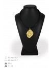 Tibetan Mastiff - necklace (gold plating) - 3071 - 31635