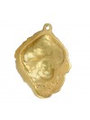 Tibetan Mastiff - necklace (gold plating) - 3071 - 31637
