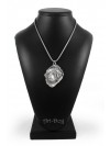 Tibetan Mastiff - necklace (silver cord) - 3245 - 33389