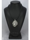 Tibetan Mastiff - necklace (silver plate) - 2994 - 30960