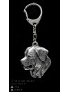 Tosa Inu - keyring (silver plate) - 1105 - 9414