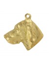 Weimaraner - necklace (gold plating) - 1006 - 31369
