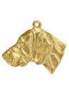 Weimaraner - necklace (gold plating) - 2486 - 27436