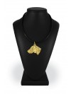 Weimaraner - necklace (gold plating) - 2486 - 27434