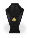 Weimaraner - necklace (gold plating) - 3068 - 31622