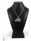 Weimaraner - necklace (silver chain) - 3305 - 34349