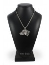 Weimaraner - necklace (silver cord) - 3183 - 33111