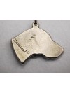 Weimaraner - necklace (silver plate) - 2939 - 30735
